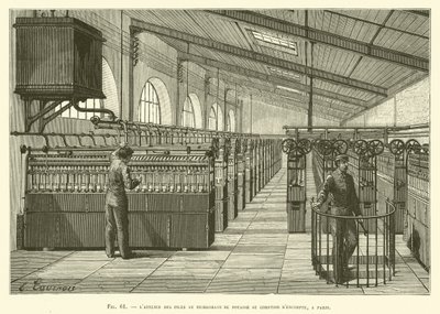 Oficina de bicromato de cerâmica no Comptoir de Comptompte, Paris de French School